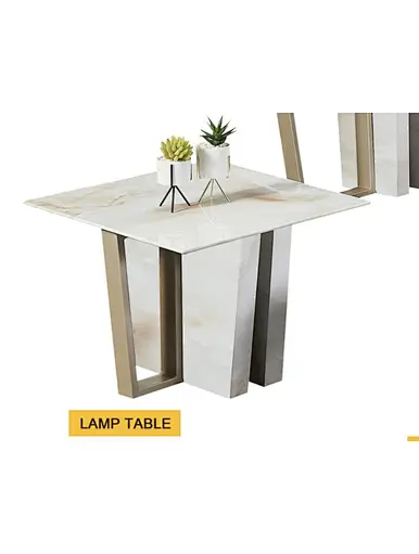 tempered glass end table