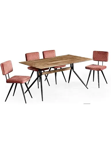 industrial metal dining table legs