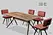 dining table with metal