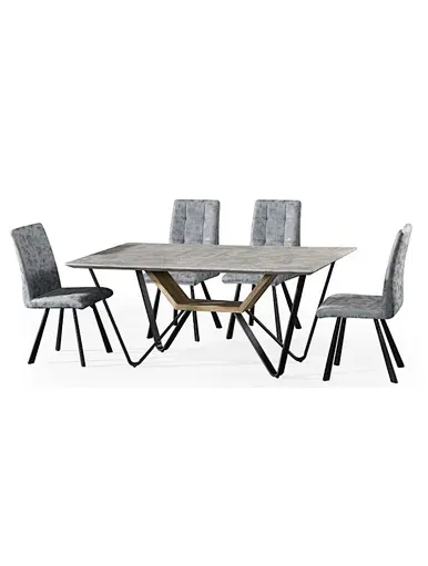 black marble dining table