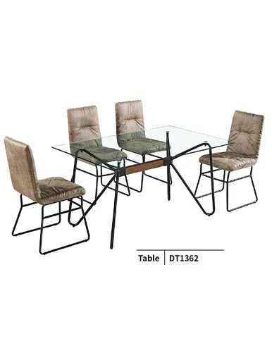 tempered glass dining table