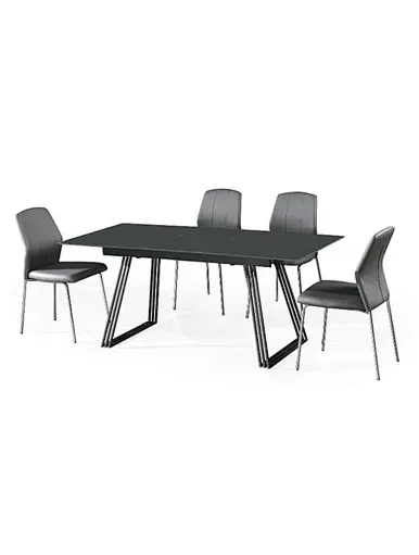 tempered glass extendable dining tables