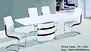 high gloss dining table