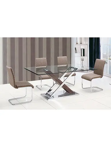stainless steel dining table legs