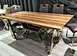 industrial metal dining table legs
