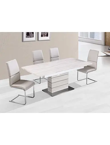 round extendable dining table