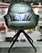 modern grey fabric dining chair