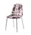 chromed dining chair