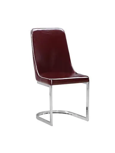 dark brown leather chair