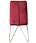dark red velvet sofa
