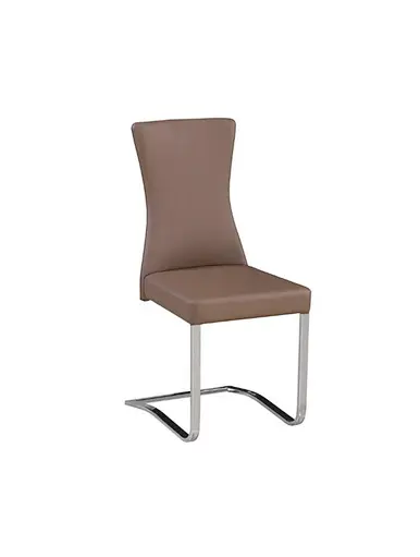 chromed dining chair