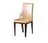 modern faux leather metal chair