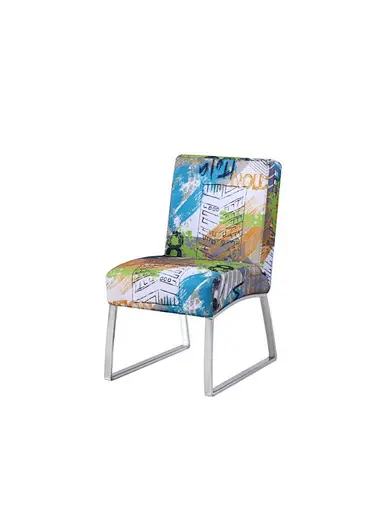 chromed chair