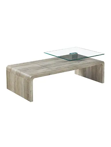 tempered glass end table