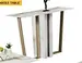 tempered glass end table