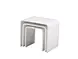 high gloss end table