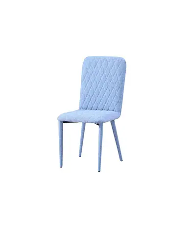 modern faux leather metal chair