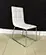 modern grey fabric dining chair