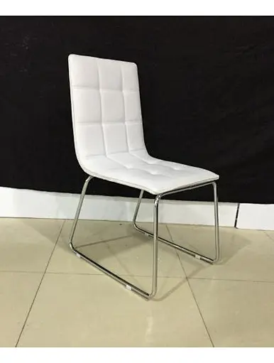 modern grey fabric dining chair