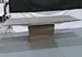 glass dining table base