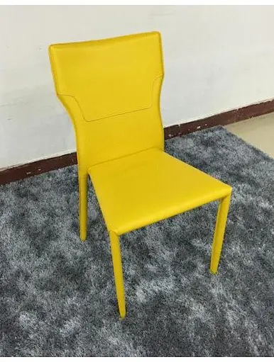 dark brown leather chair