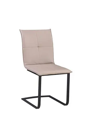modern grey fabric dining chair