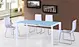 dining glass tempered table