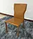 modern faux leather metal chair