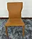 modern faux leather metal chair