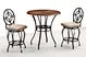dining table with metal