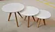 dining table with glass base