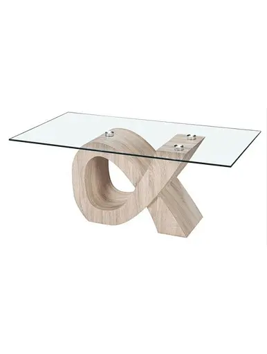 dining table with metal