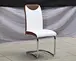 brown leather dining chair