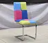 black chair dining leather