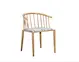 dining chair white leather