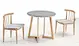 glass coffee table with mdf table legs
