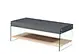 MDF COFFEE TABLE CONSOLE TABLE WITH STABLE TEMPERED GLASS LEGS