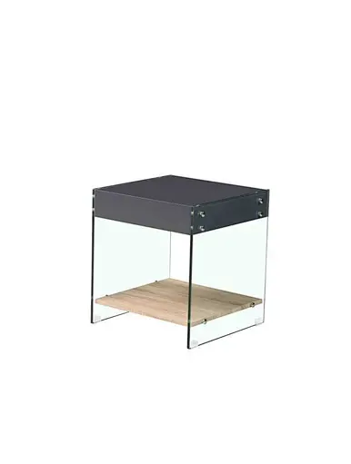 tempered clear glass table