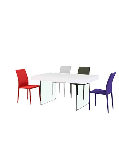 glass coffee table with mdf table legs
