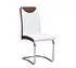 brown leather dining chair