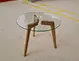 tempered clear glass table