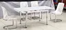 dining table with metal