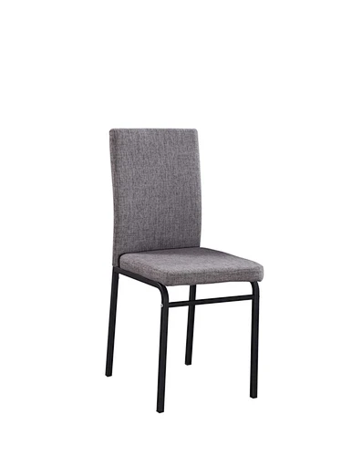 metal leather dining chair