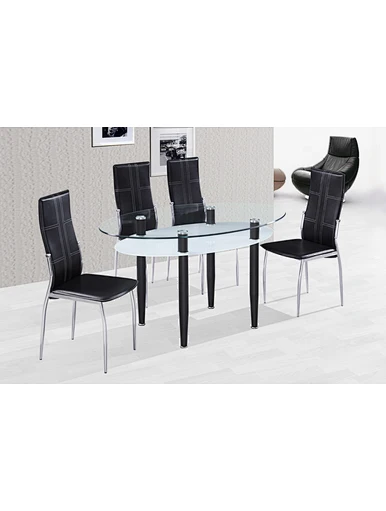 white high gloss dining table
