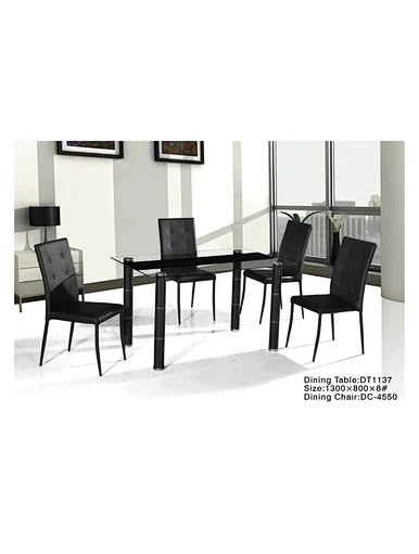 dining glass tempered table