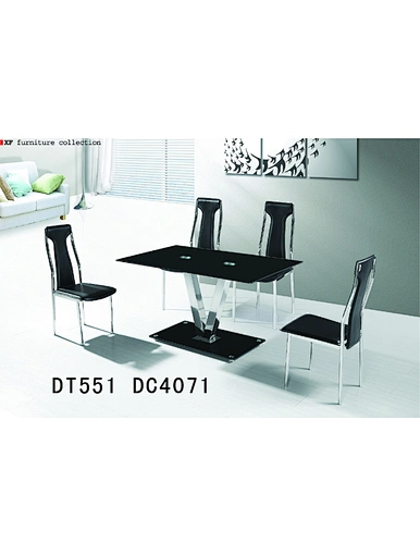 dining glass tempered table