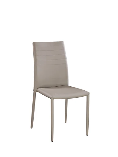 metal leather dining chair