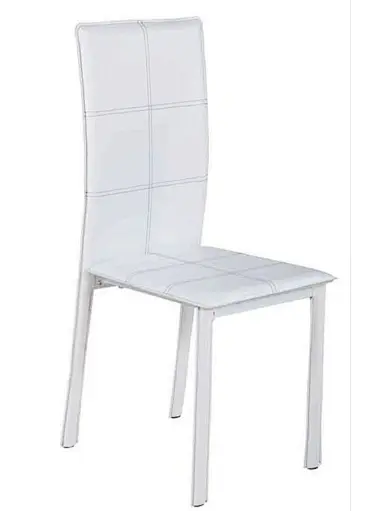 modern grey fabric dining chair