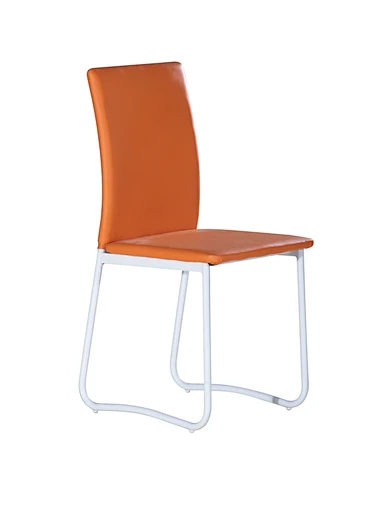 dining chair metal leather