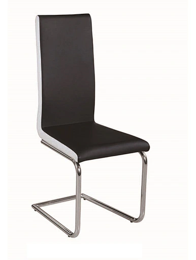 dining leather chair white